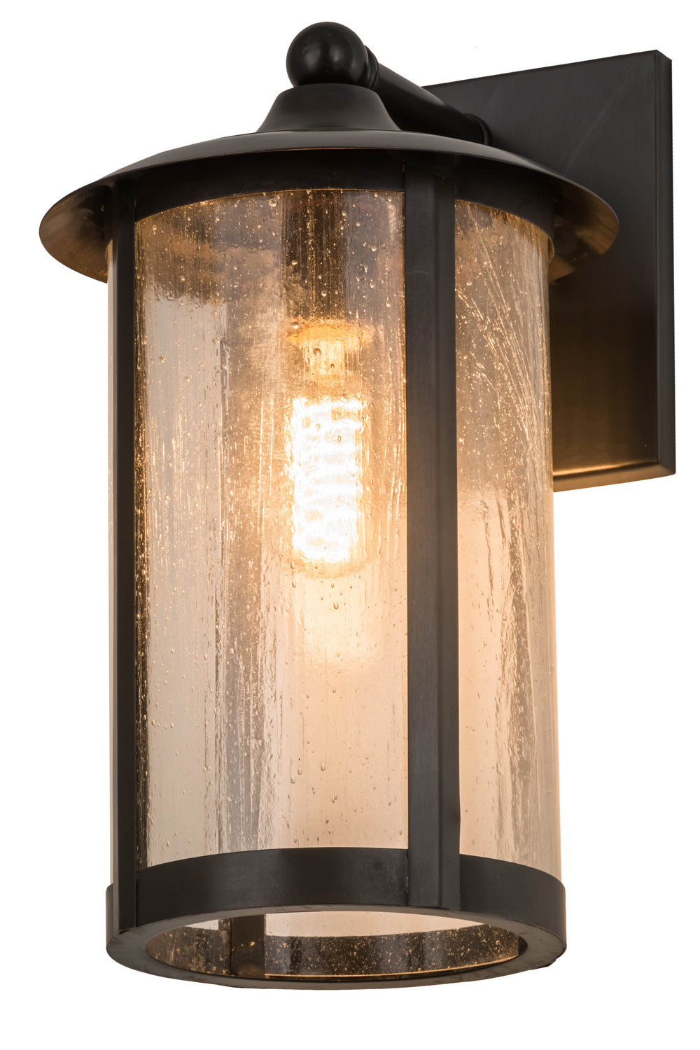 Meyda Tiffany Lighting 178536 Fulton Wall Sconce Outdoor Bronze / Dark