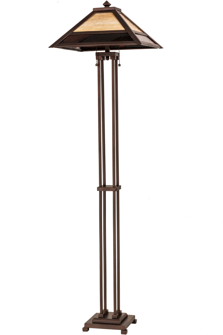 Meyda Tiffany Lighting 179148 Mission Two Light Floor Lamp Lamp Bronze / Dark