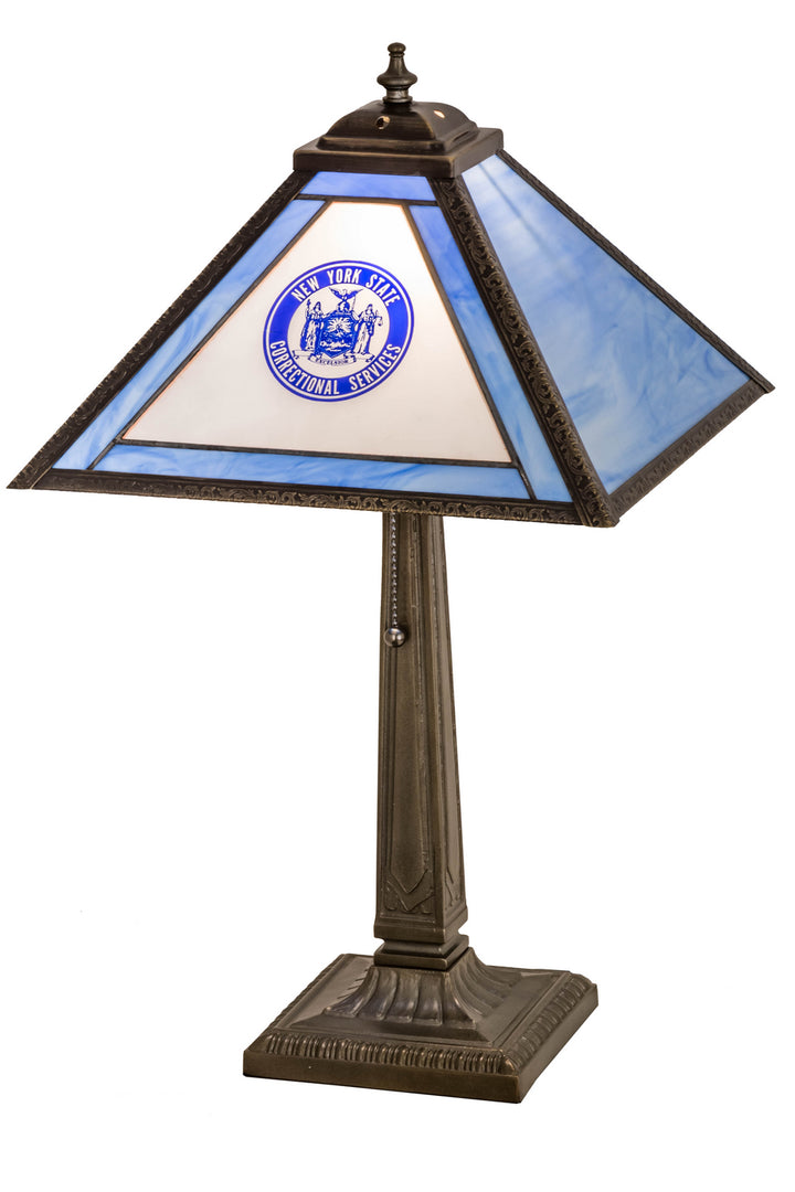 Meyda Tiffany Lighting 180399 Personalized One Light Table Lamp Lamp Bronze / Dark