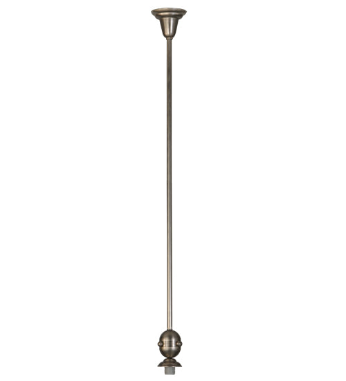 Meyda Tiffany Lighting 74258 Revival One Light Pendant Hardware Utility Light Pewter, Nickel, Silver