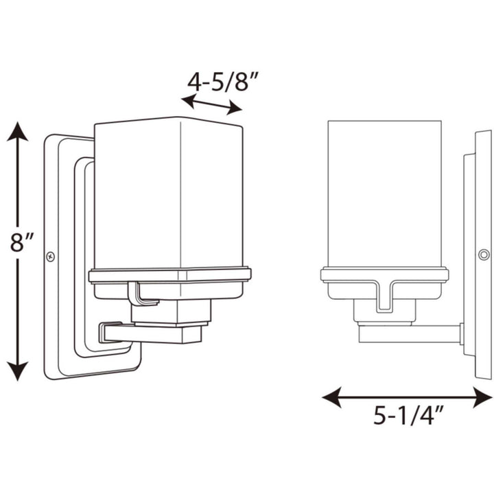 Progress Metric P2193-15 Wall Light - Polished Chrome