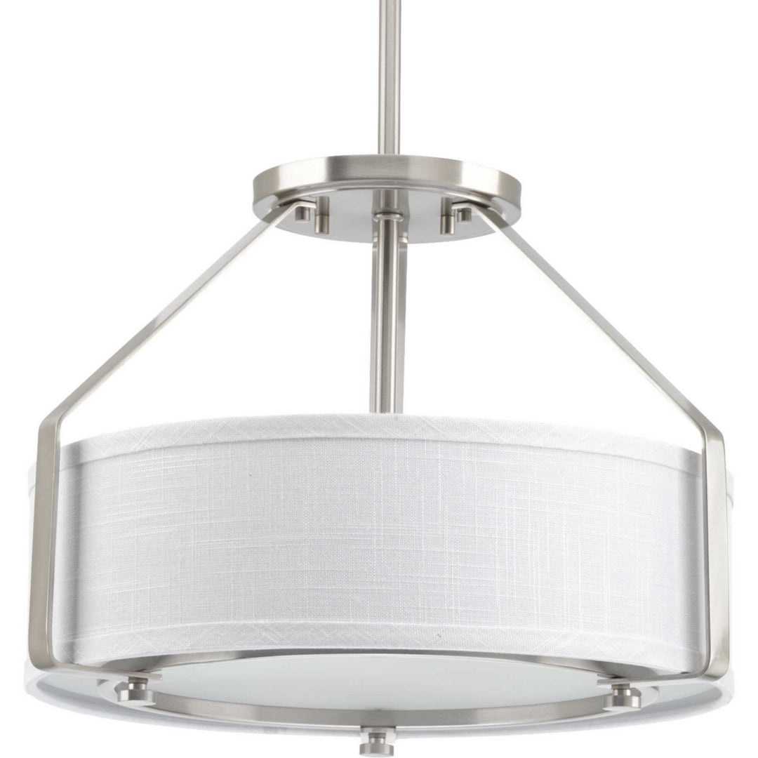 Progress Ratio P3604-09 Pendant Light - Brushed Nickel