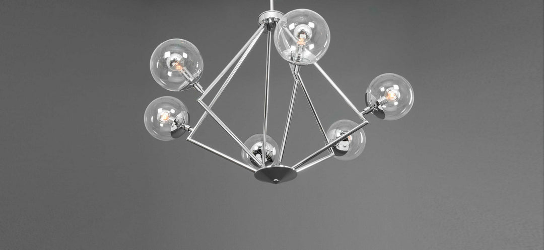 Progress Mod P4756-15 Chandelier Light - Polished Chrome