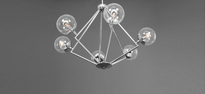 Progress Mod P4756-15 Chandelier Light - Polished Chrome