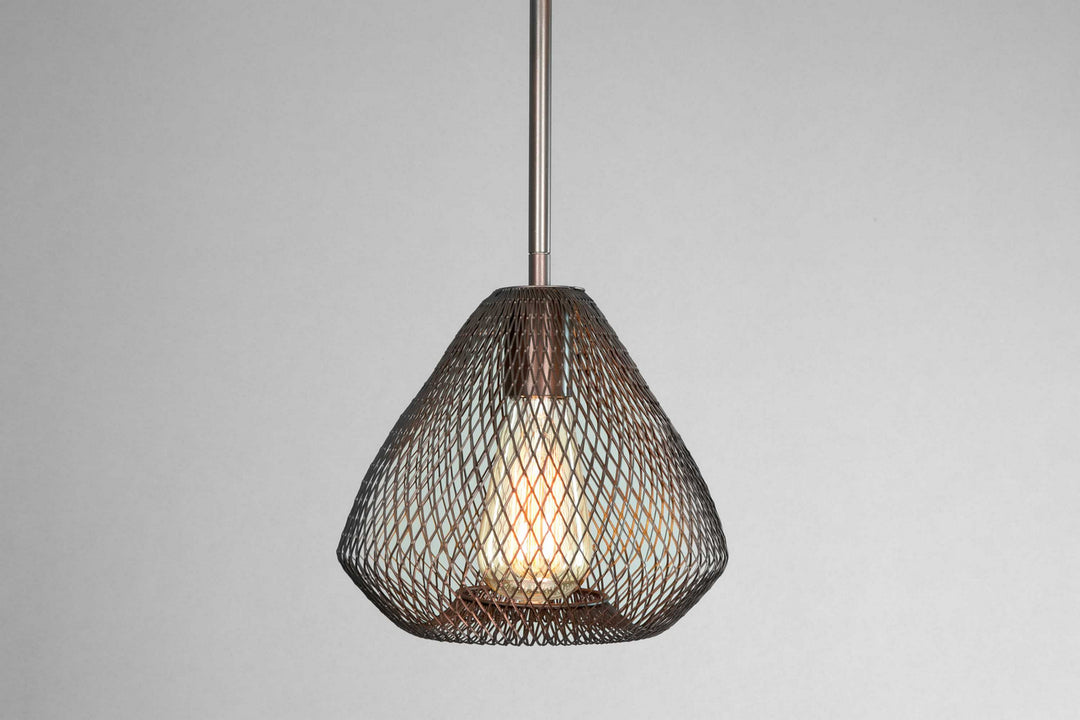 Progress Mesh P5337-20 Pendant Light - Antique Bronze
