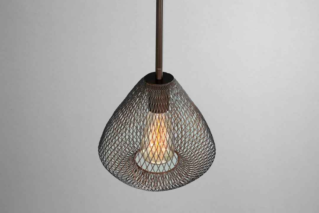 Progress Mesh P5337-20 Pendant Light - Antique Bronze
