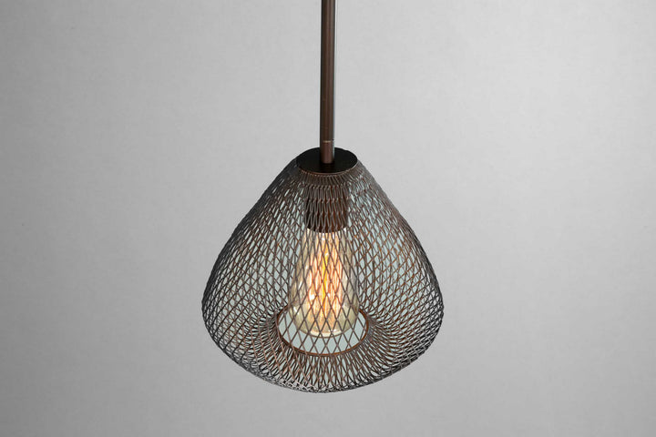 Progress Mesh P5337-20 Pendant Light - Antique Bronze