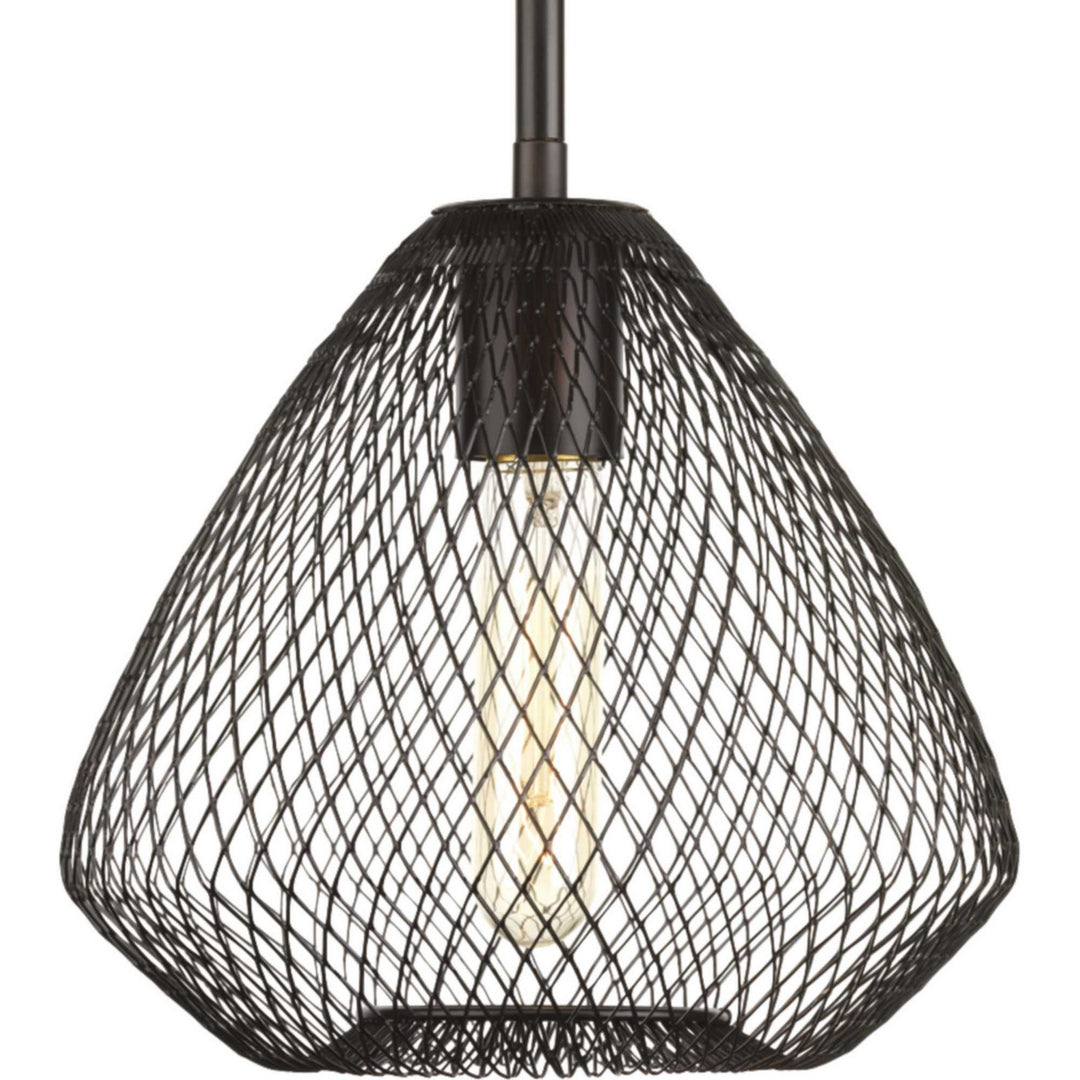 Progress Mesh P5337-20 Pendant Light - Antique Bronze