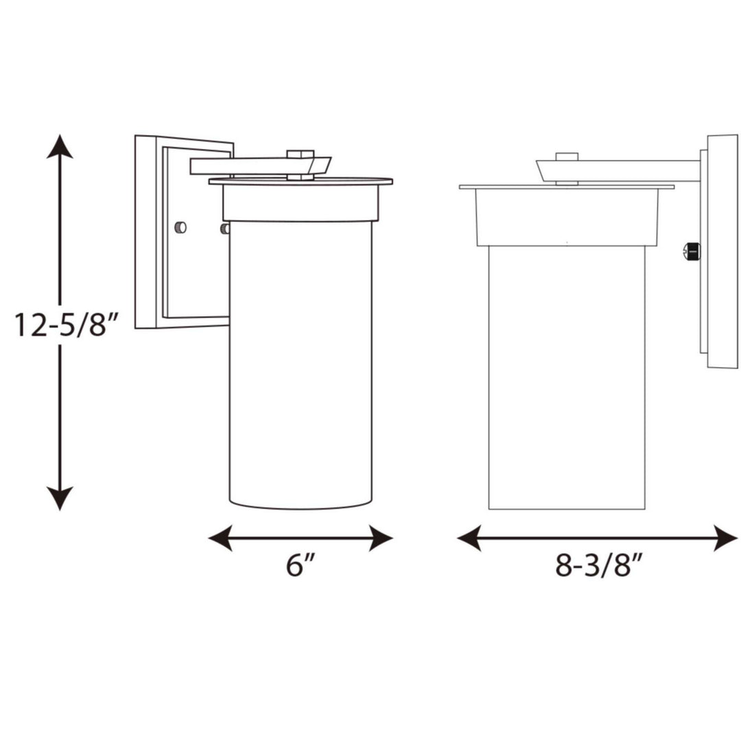 Progress Lighting P5625-31 Hawthorne One Light Wall Lantern Outdoor Black