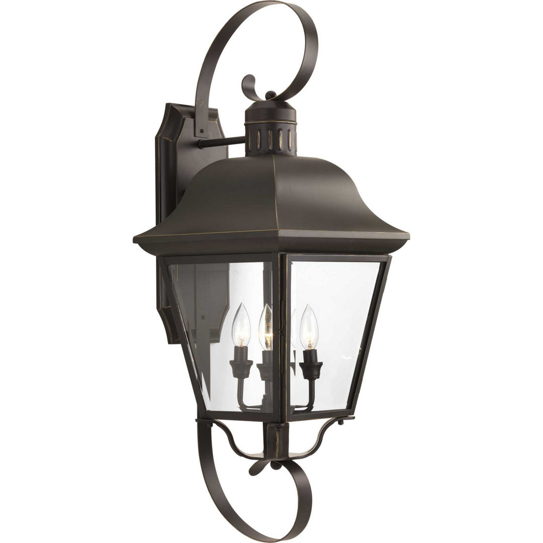 Progress Lighting P5627-20 Andover Four Light Wall Lantern Outdoor Bronze / Dark