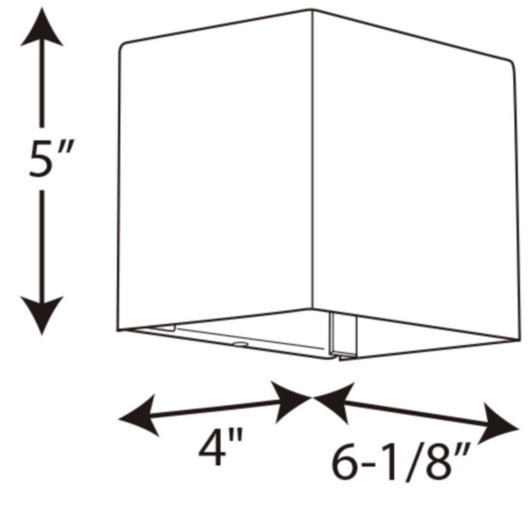 Progress Lighting P5635-2030K9 Cornice Led Led Wall Lantern Outdoor Bronze / Dark