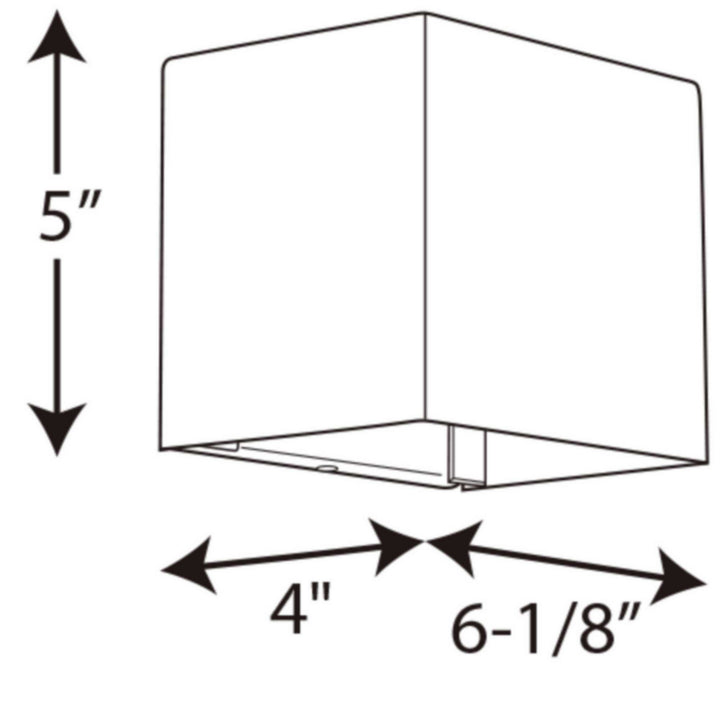 Progress Lighting P5635-2030K9 Cornice Led Led Wall Lantern Outdoor Bronze / Dark