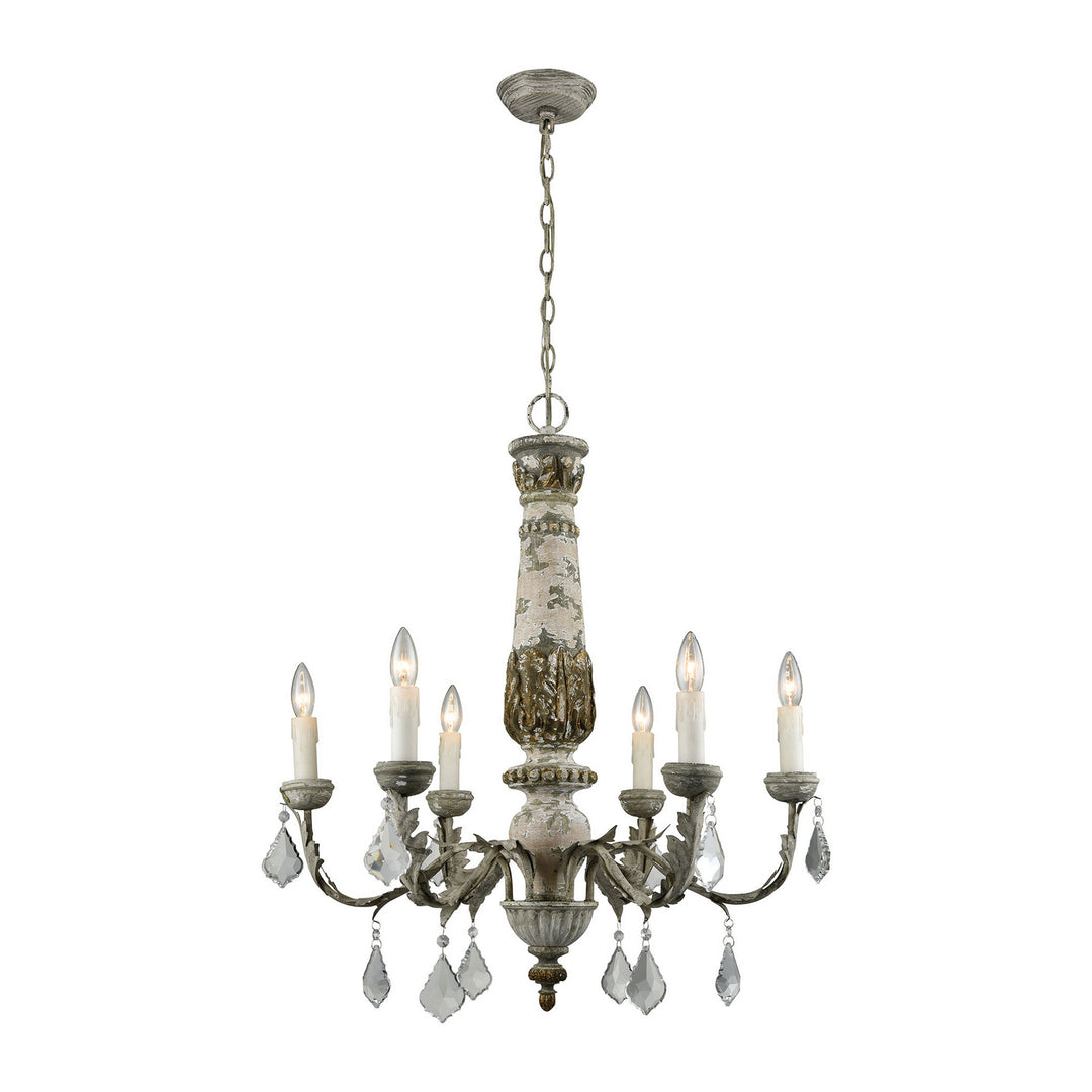 Elk Genevieve 1202-005 Chandelier Light - Aged Gray