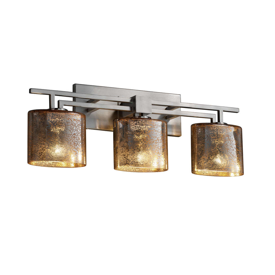Justice Designs Fusion FSN-8703-30-MROR-NCKL Bath Vanity Light 27 in. wide - Brushed Nickel