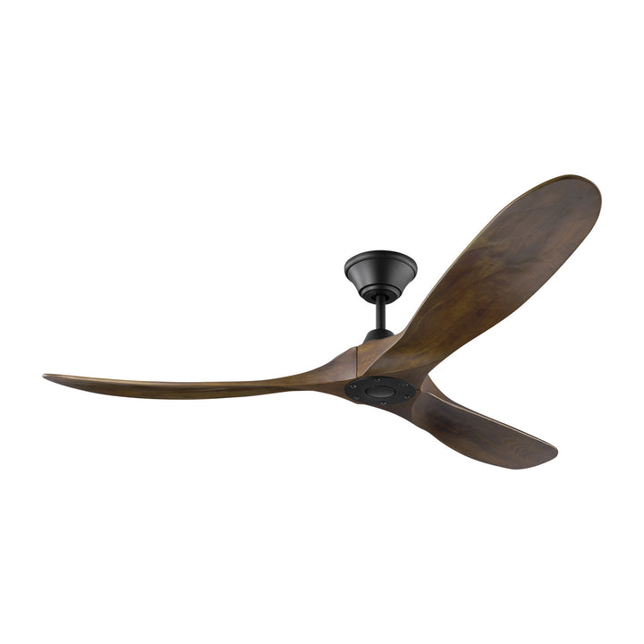 Visual Comfort Fan Maverick 60 3MAVR60BK Ceiling Fan 60 - Matte Black, Dark Walnut/Dark Walnut/