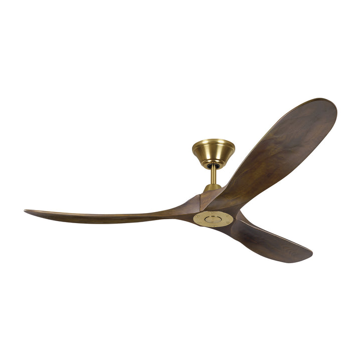 Visual Comfort Fan Maverick 60 3MAVR60BK Ceiling Fan 60 - Matte Black, Dark Walnut/Dark Walnut/