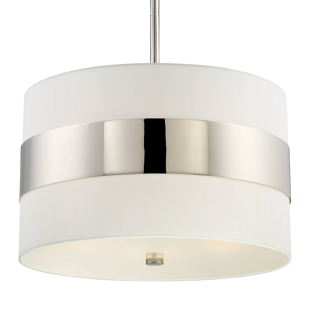 Crystorama Grayson 297-PN Pendant Light - Polished Nickel