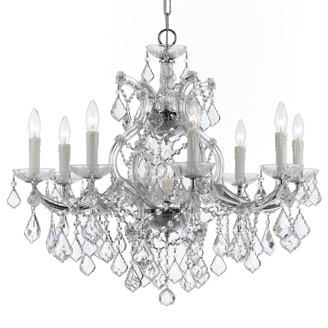 Crystorama Maria Theresa 4408-CH-CL-S Chandelier Light - Polished Chrome