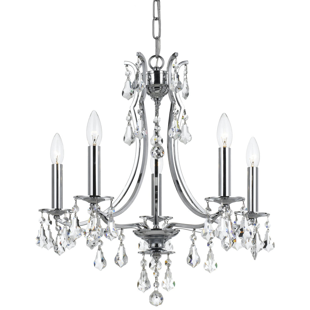 Crystorama Cedar 5935-CH-CL-MWP Chandelier Light - Polished Chrome