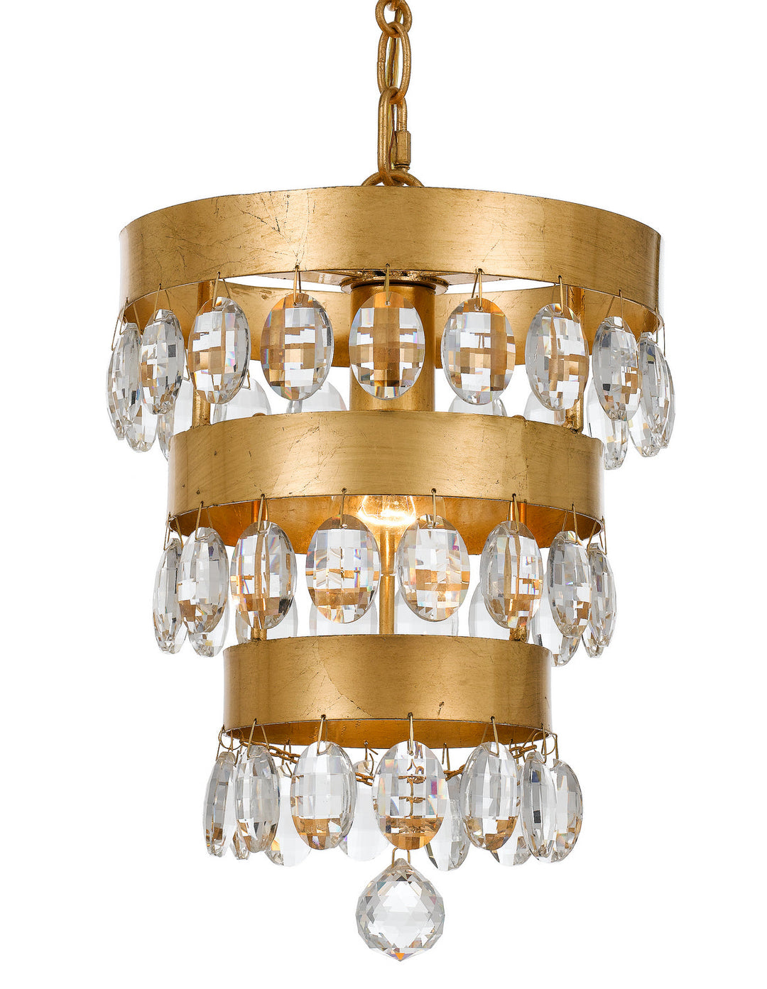 Crystorama Perla 6103-GA Pendant Light - Antique Gold