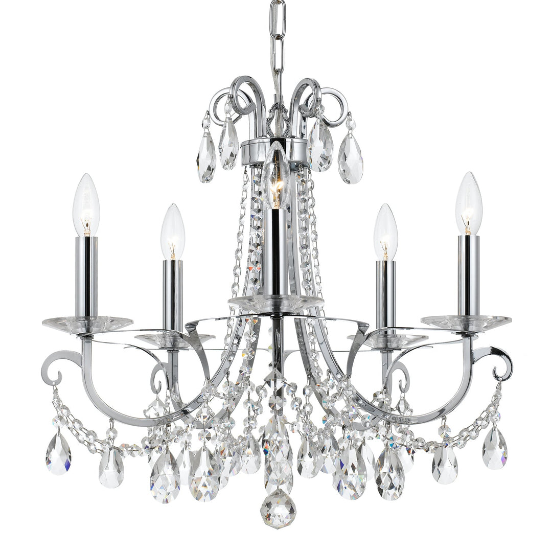 Crystorama Othello 6825-CH-CL-MWP Chandelier Light - Polished Chrome