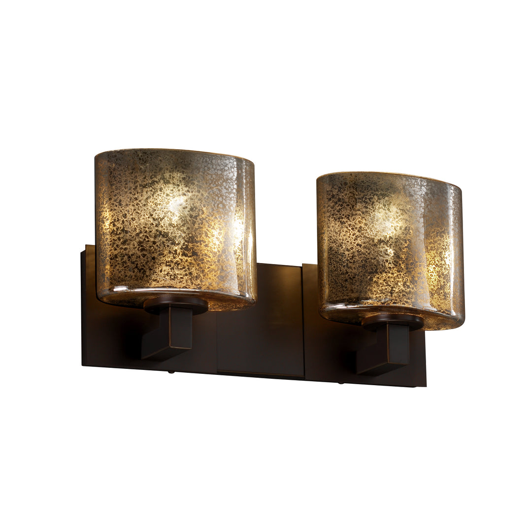 Justice Designs Fusion FSN-8922-30-MROR-DBRZ Bath Vanity Light 16 in. wide - Dark Bronze
