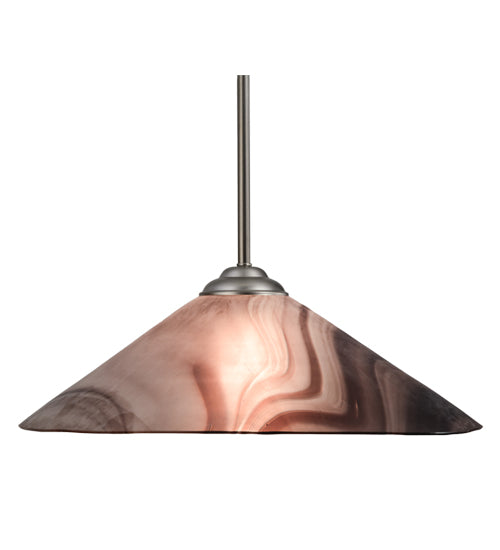 Meyda Tiffany Chambord Swirl 74580 Pendant Light - Brushed Nickel