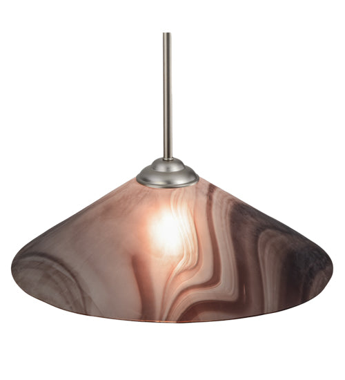 Meyda Tiffany Chambord Swirl 74580 Pendant Light - Brushed Nickel