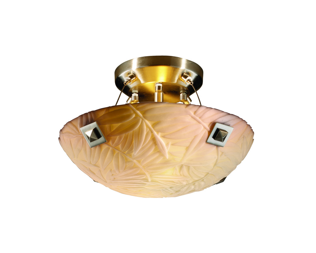 Justice Designs Porcelina PNA-9650-35-BMBO-NCKL-F4 Ceiling Light - Brushed Nickel