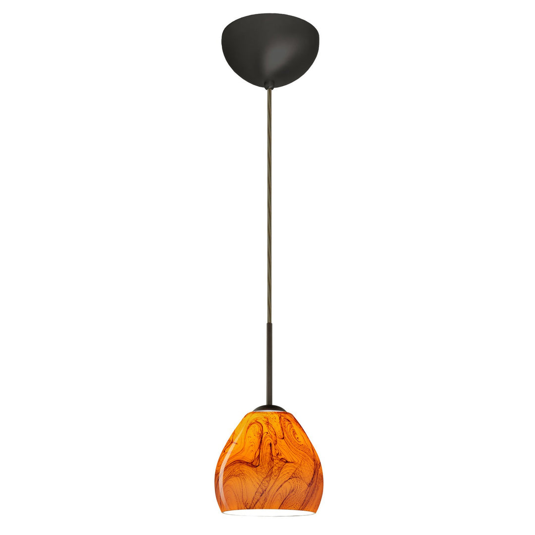 Besa Bolla 1BC-4122HB-LED-BR Pendant Light - Bronze