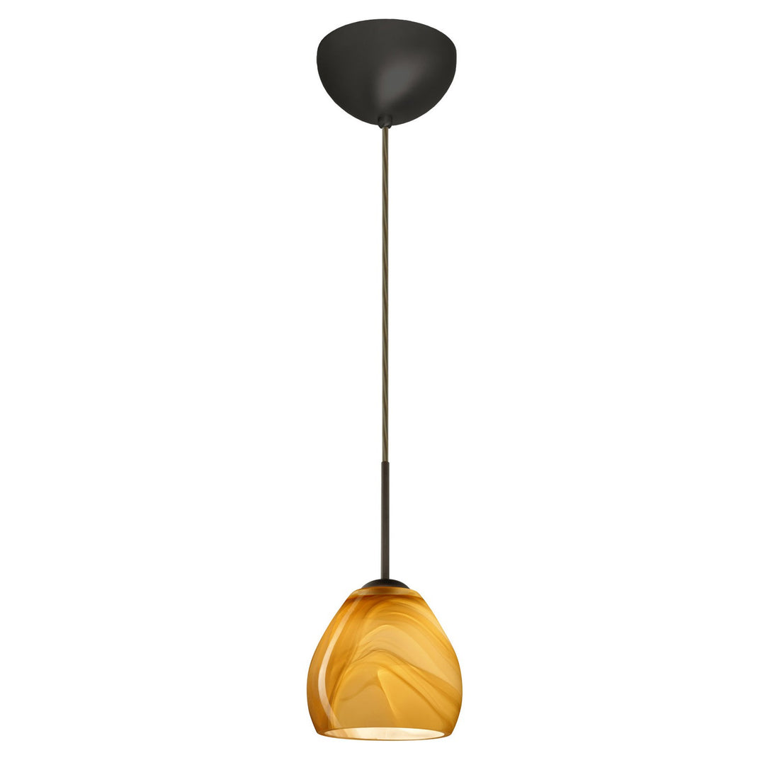 Besa Bolla 1BC-4122HN-LED-BR Pendant Light - Bronze