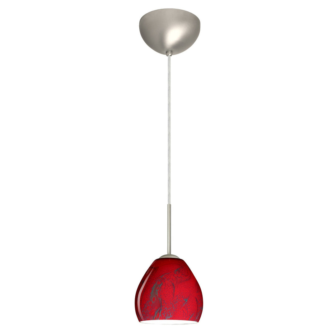 Besa Bolla 1BC-4122MA-LED-SN Pendant Light - Satin Nickel