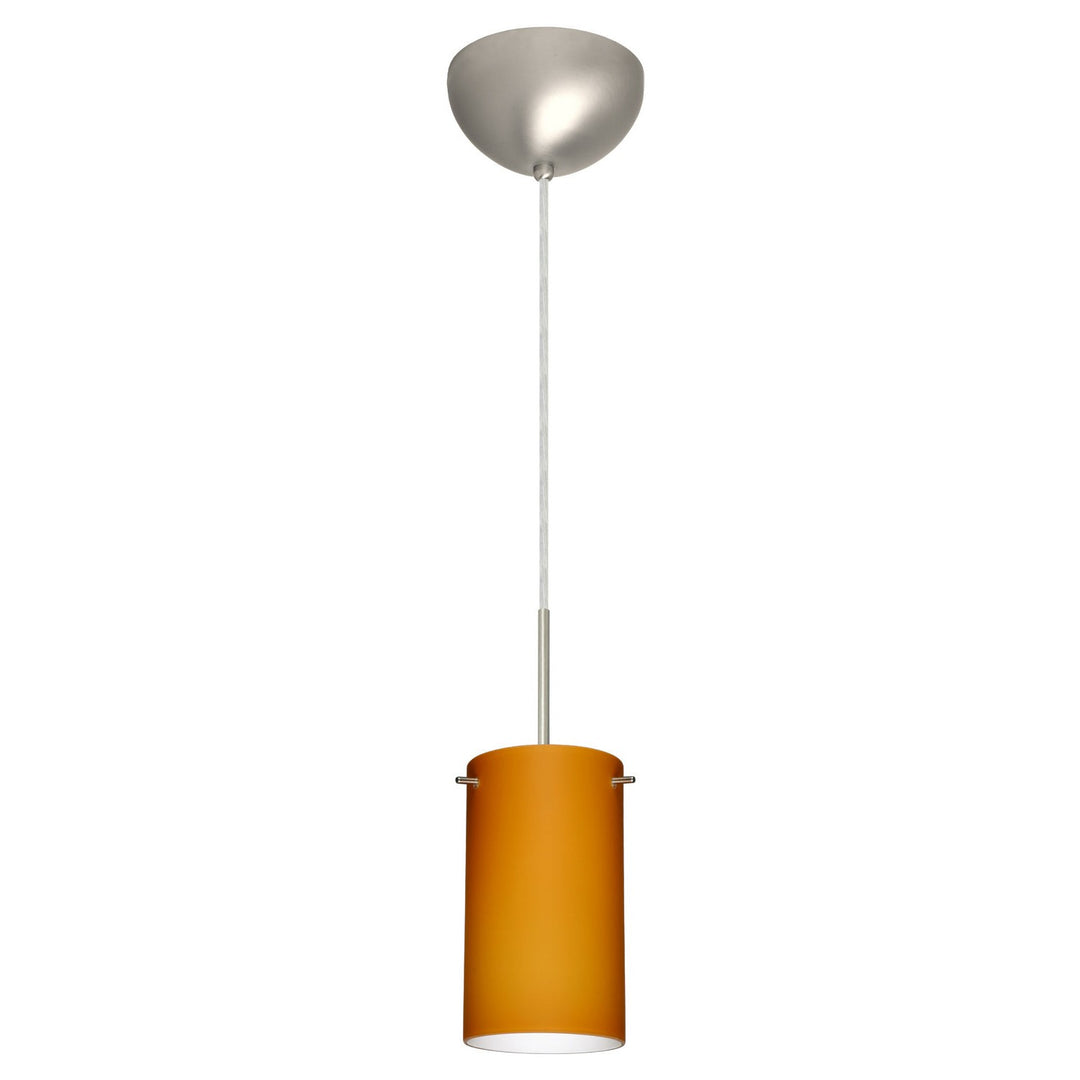 Besa Stilo 1BC-440480-HAL-SN Pendant Light - Satin Nickel