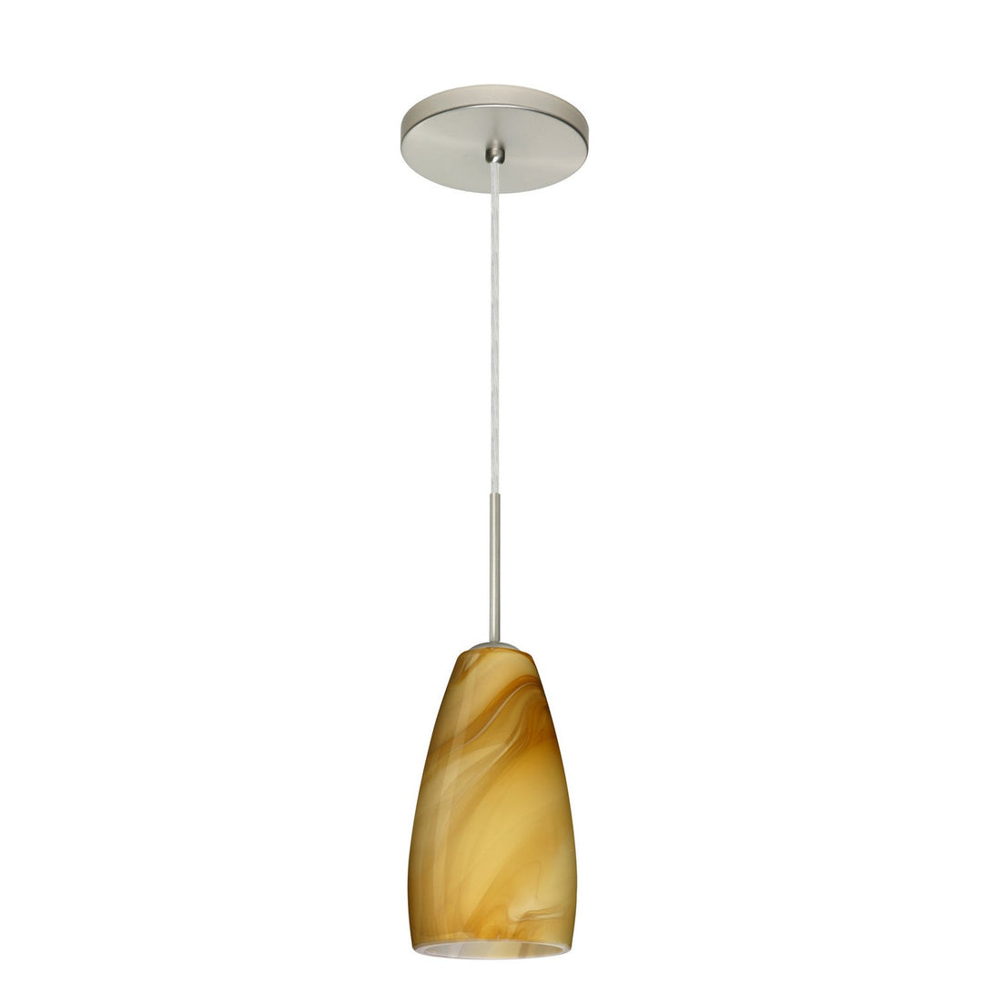 Besa Chrissy 1BT-1509HN-MED-SN Pendant Light - Satin Nickel