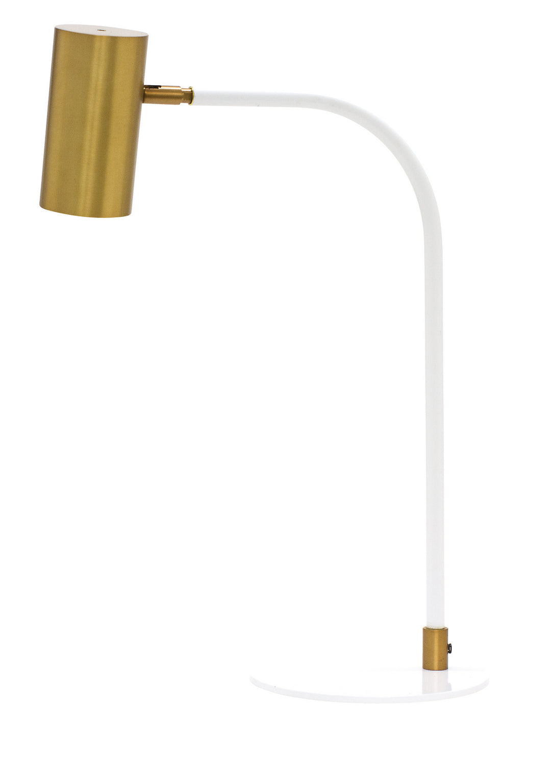 House Of Troy Lighting C350-WB/WT  Cavendish Lamp Weathered Brass And White