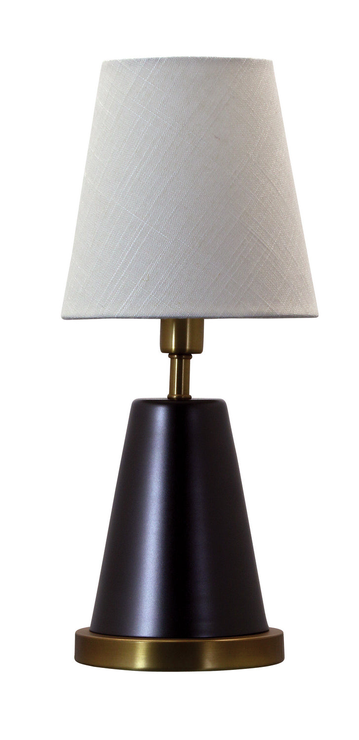 House Of Troy Lighting GEO411  Geo Lamp Mahogany Bronze With Weathered Brass Accents