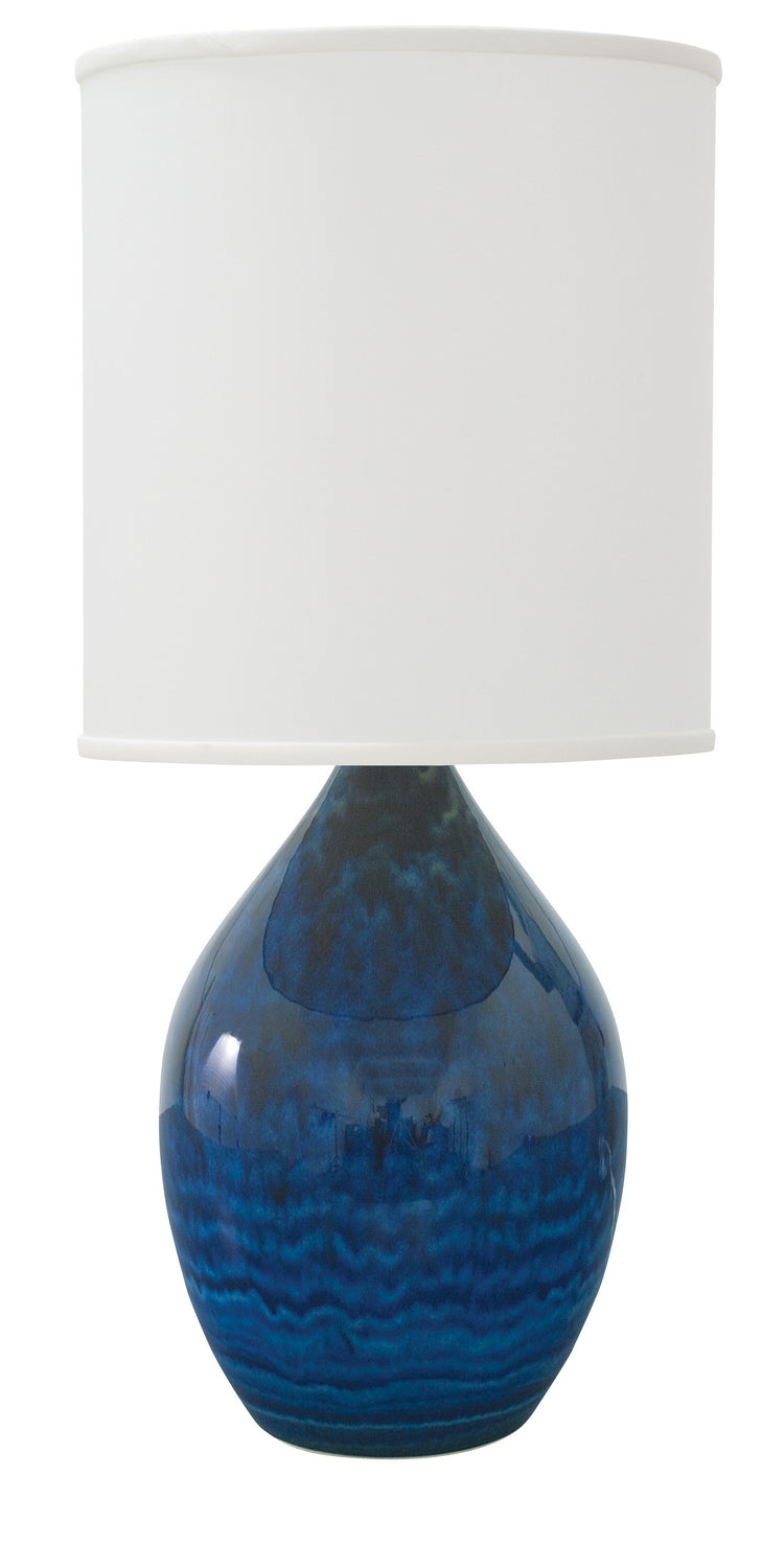 House Of Troy Lighting GS201-MID  Scatchard Lamp Midnight Blue