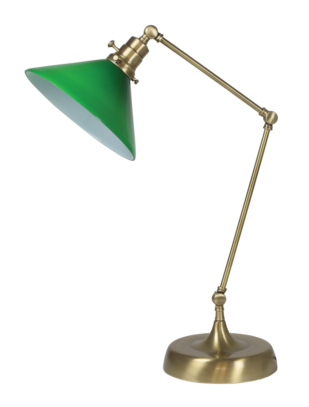 House Of Troy Lighting OT650-AB-GR  Otis Lamp Antique Brass