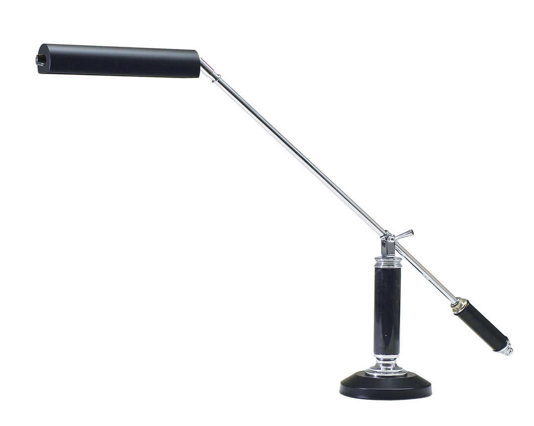 House Of Troy Lighting PLED192-627  Piano/Desk Lamp Black & Chrome