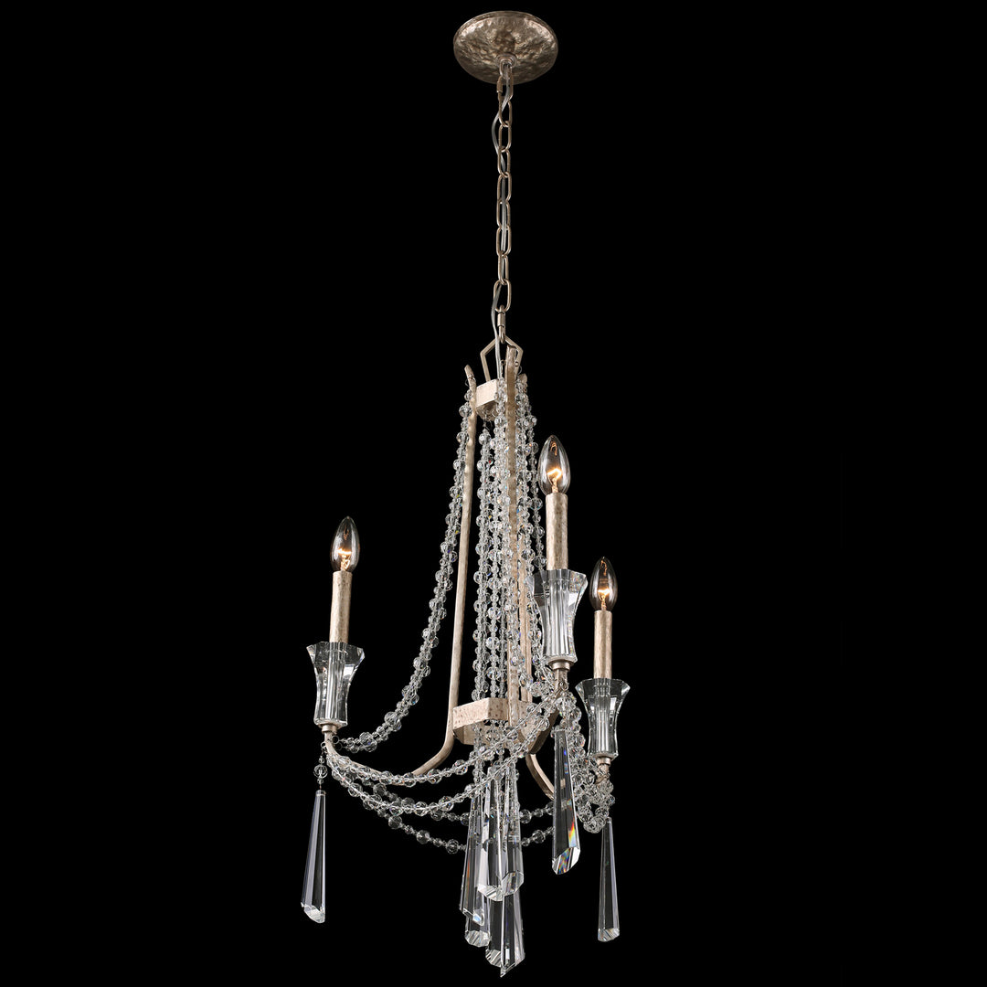 Varaluz Barcelona 270C03TR Chandelier Light - Transcend Silver