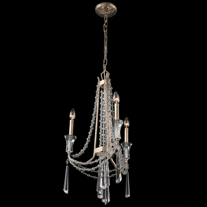 Varaluz Barcelona 270C03TR Chandelier Light - Transcend Silver