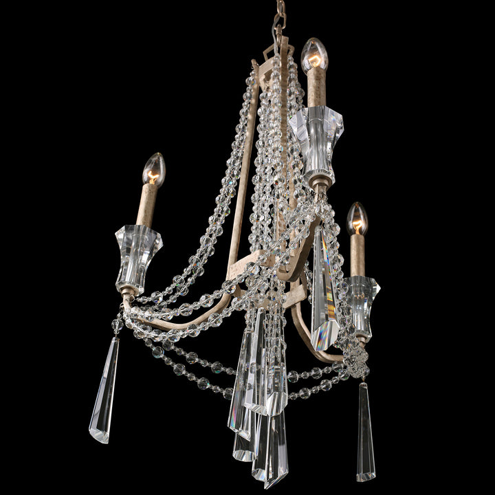 Varaluz Barcelona 270C03TR Chandelier Light - Transcend Silver