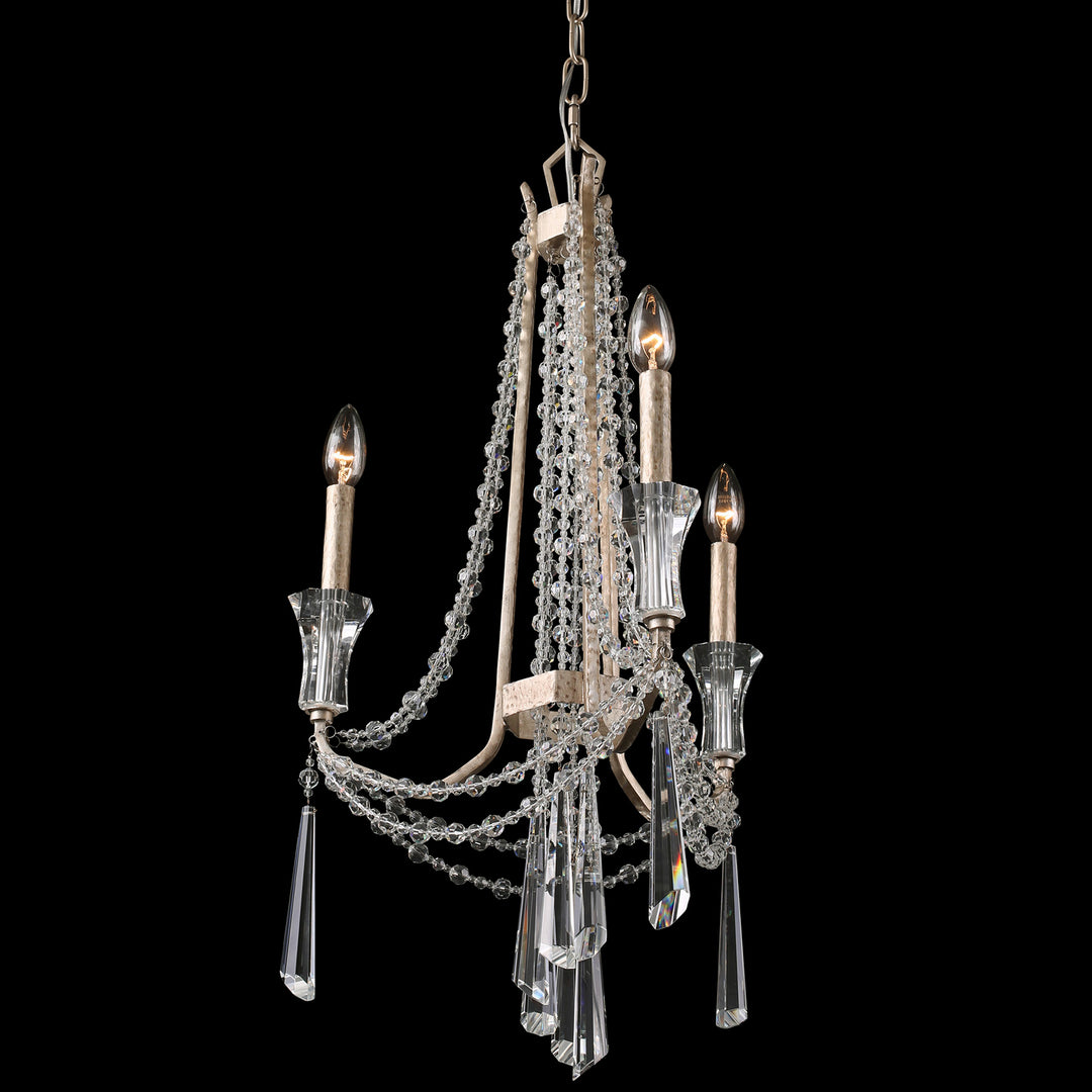 Varaluz Barcelona 270C03TR Chandelier Light - Transcend Silver