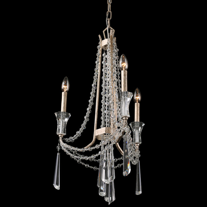 Varaluz Barcelona 270C03TR Chandelier Light - Transcend Silver