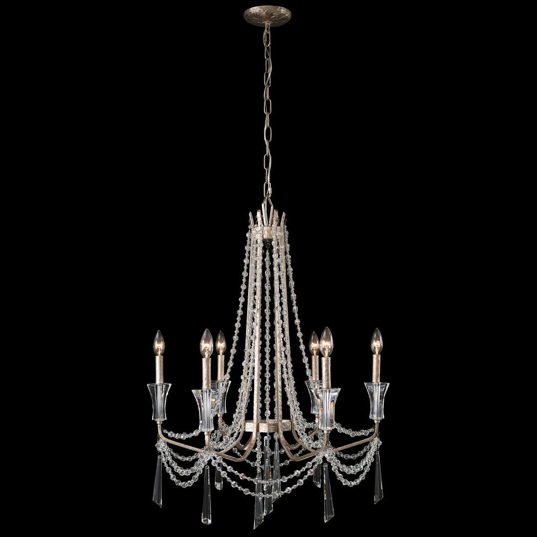 Varaluz Barcelona 270C06TR Chandelier Light - Transcend Silver