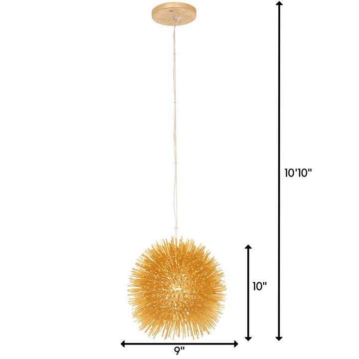Varaluz Urchin 169M01GO Pendant Light - Gold