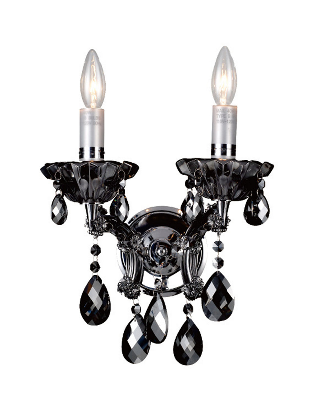 Bethel International Sconce 4307WB-SMK Wall Sconce Light - Smoke