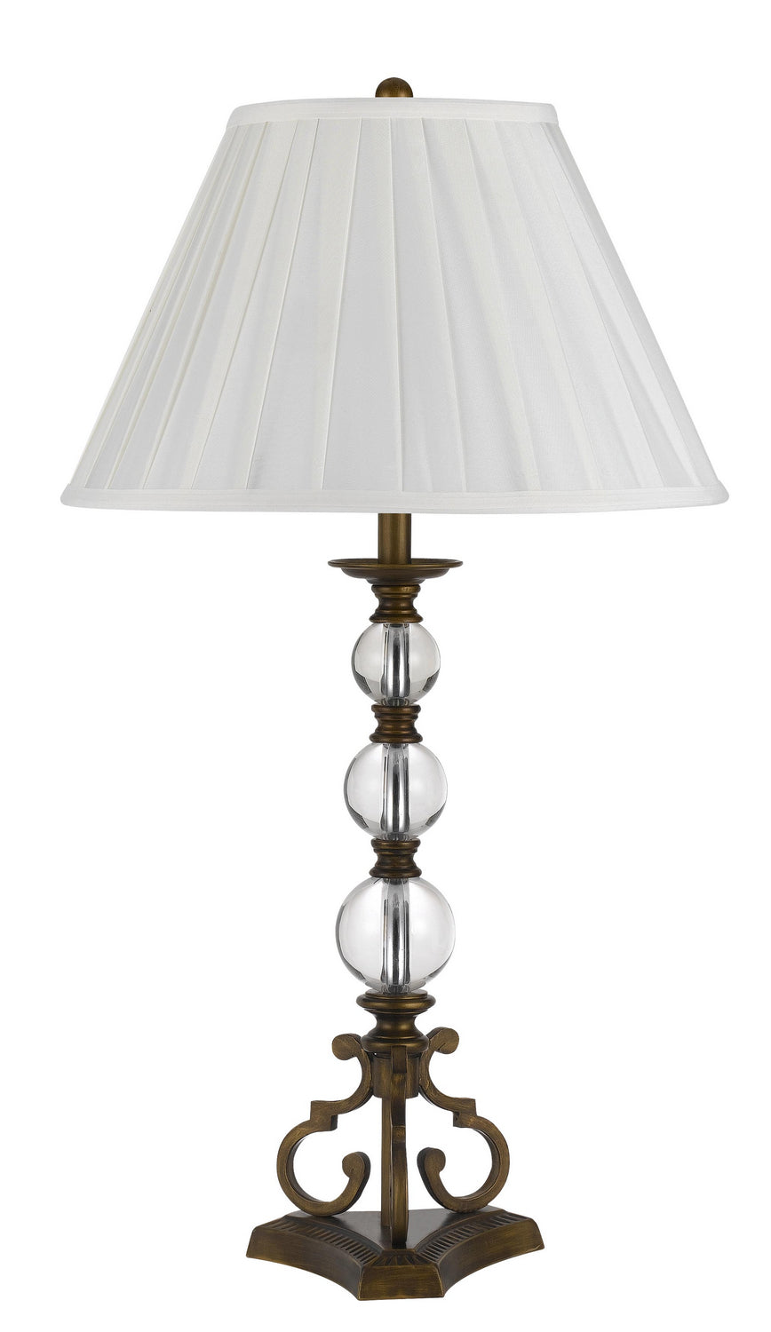 Cal Lighting BO-2260TB Carmel One Light Table Lamp Lamp Bronze / Dark