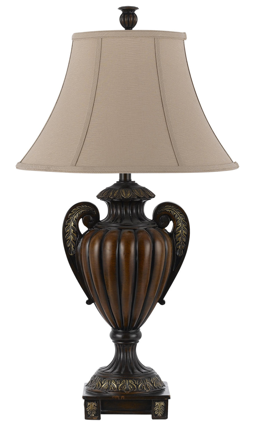 Cal Lighting BO-2265TB Galena One Light Table Lamp Lamp Bronze / Dark