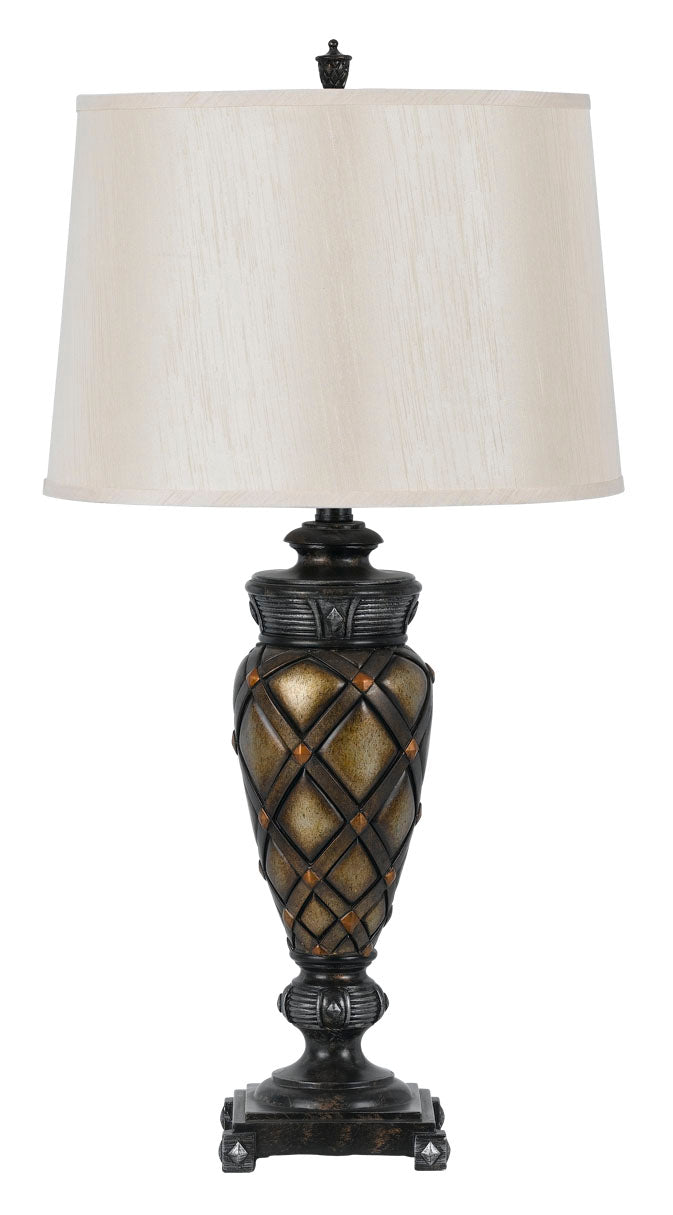 Cal Lighting BO-2306TB Lawton One Light Table Lamp Lamp Bronze / Dark